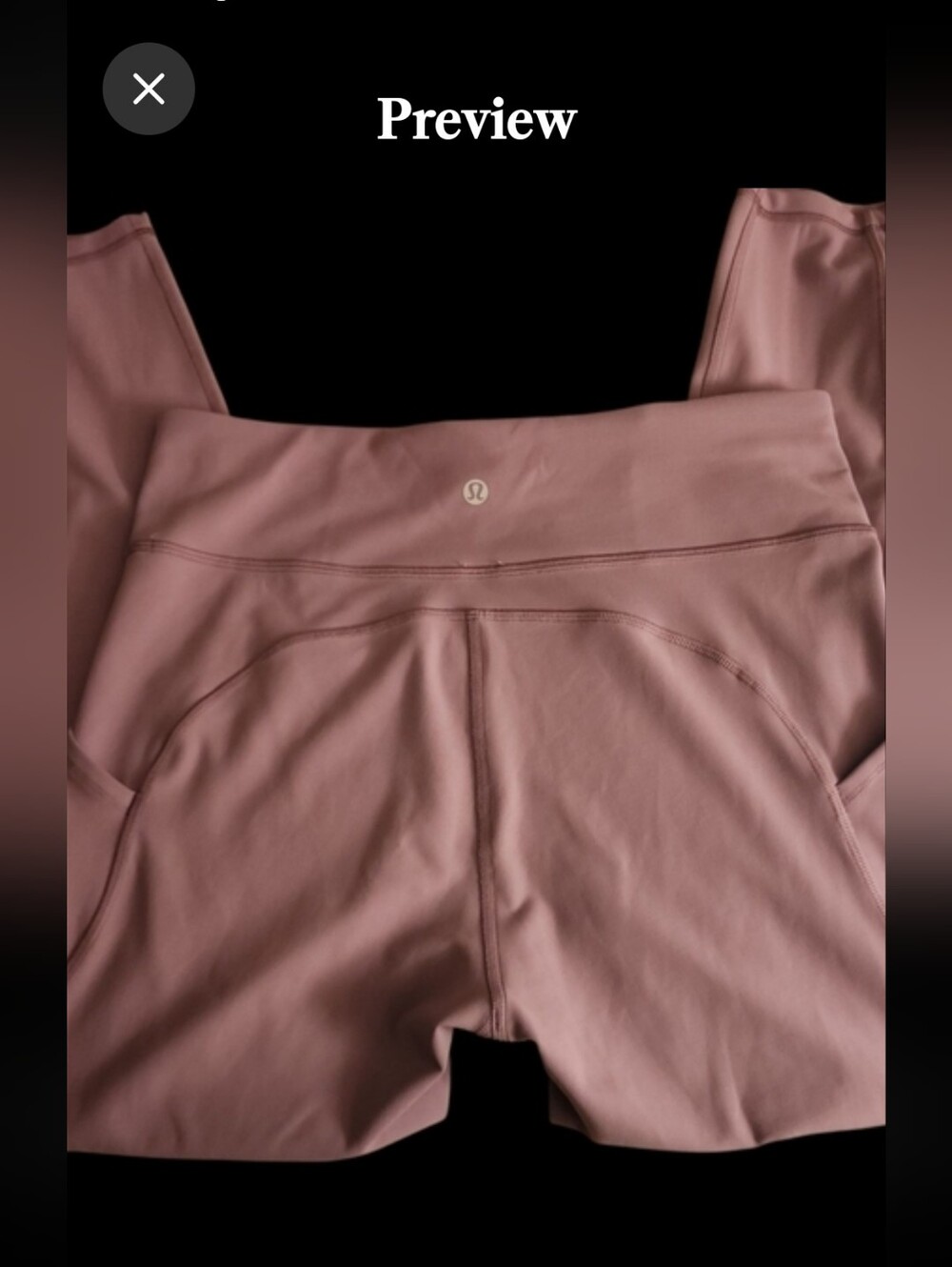 Lululemon Fast & Free High Rise Pocket Leggings Lavender Pink Size 10